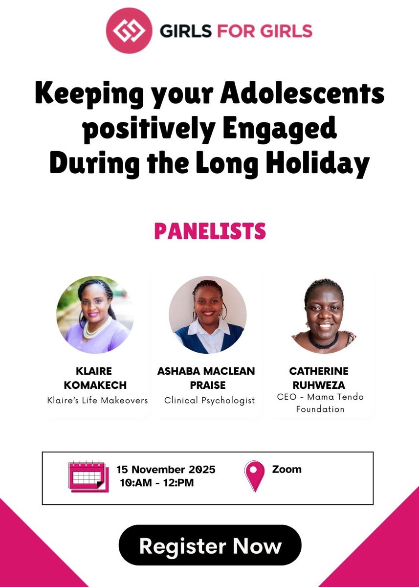 Join us for an online conversation about : Keeping Your Adolescents Positively Engaged During the Long Holiday.

Date: 15th November 2025
Time: 10:00am - 12:00pm

Register Now with the link below.
zurl.co/ZI9v5