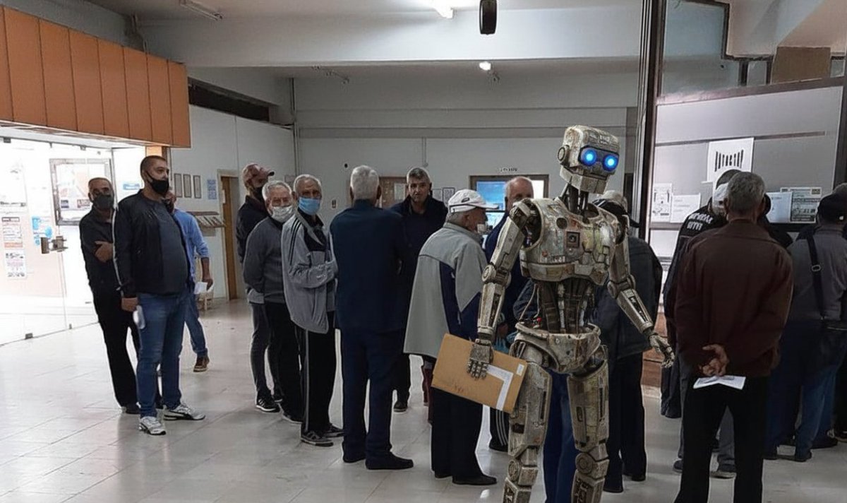 Иновации од Северна Македонија 👌

Робот што чека ред за да поднесе/извади документи