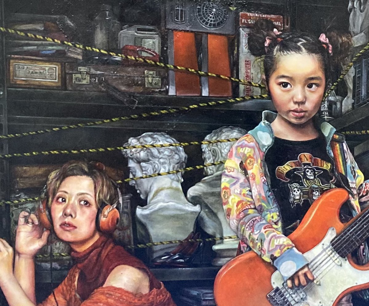 現代美術,赤曽部麻衣子「窓外」100号油彩,春陽展出品作 Yahoo!オークション - 現代美術 赤曽部麻衣子「窓外」100号油彩 春陽展