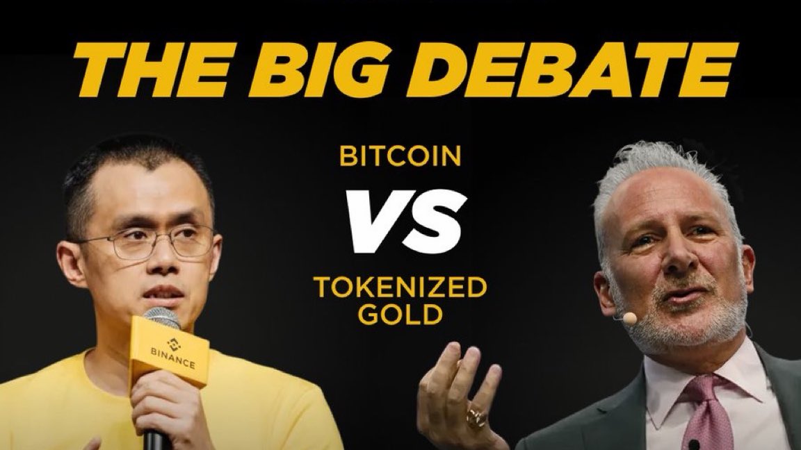 WhaleInsider's tweet image. JUST IN: 🇦🇪 Binance founder CZ to debate gold advocate Peter Schiff at Binance Blockchain Week in Dubai, taking place December 3–4.