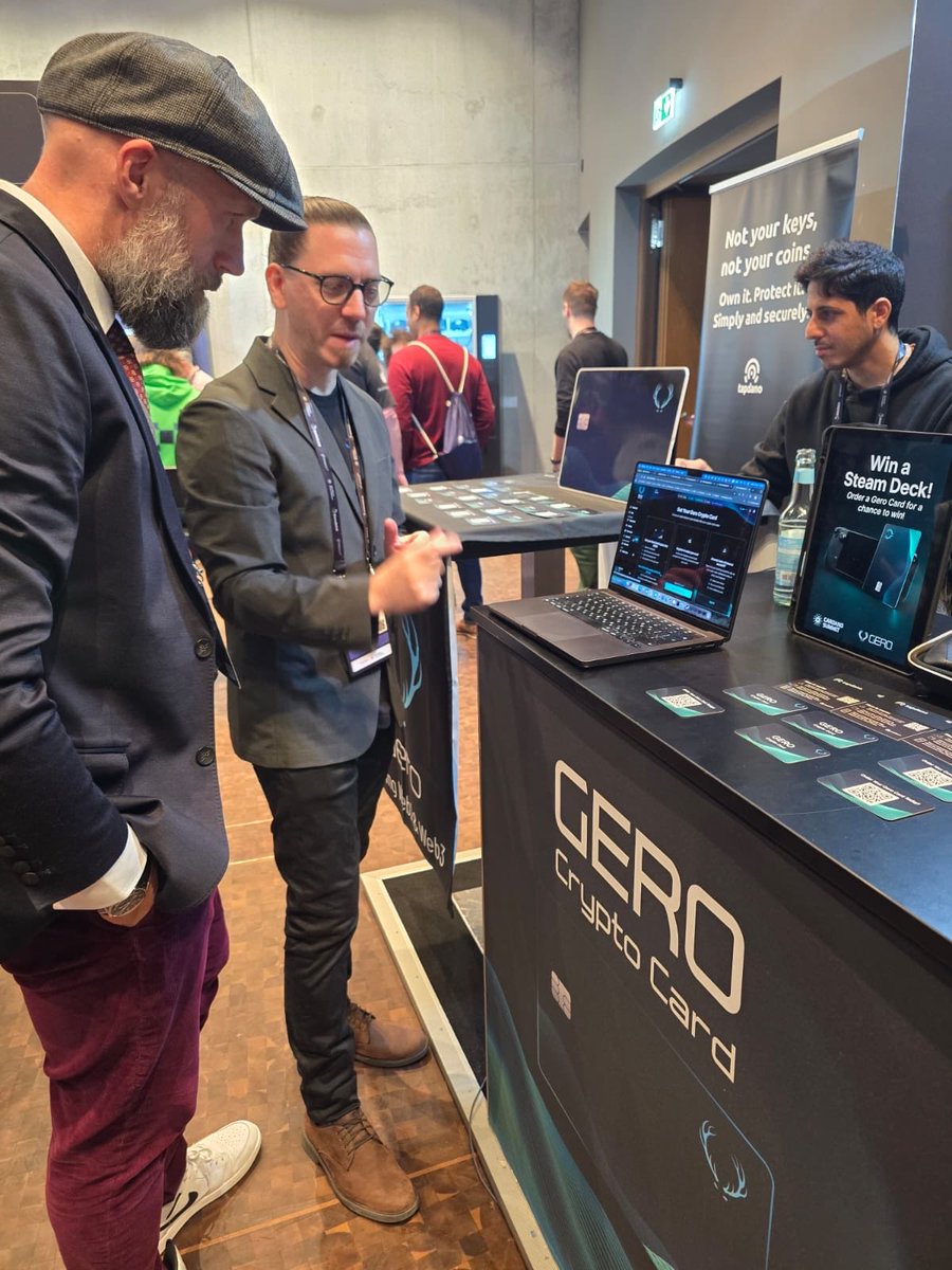 F_Gregaard's tweet image. Day 1 at the Cardano Summit has been packed with fascinating discussions! 🌍
I’m so impressed by how projects on Cardano have matured over the years — hearing the clear value propositions from the amazing humans behind them truly shows what the Summit is all about.

Great to…