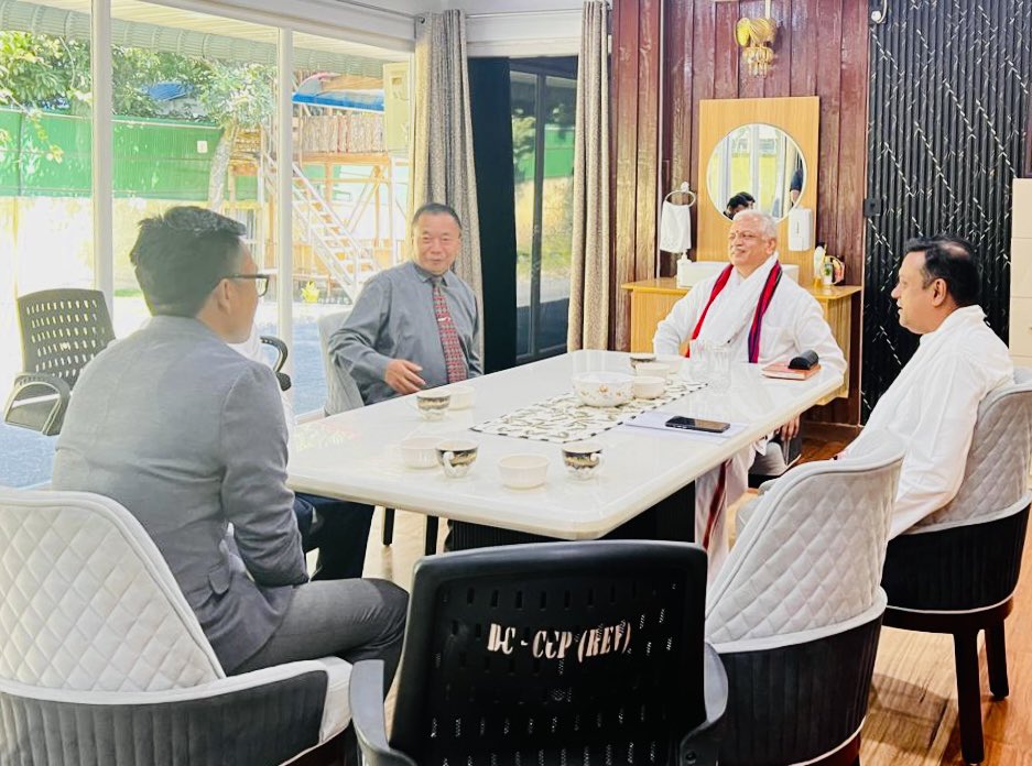 Zomi Council delegation held a constructive and purposeful meeting with Pu B.L. Santosh Ji and Pu Sambit Patra Ji. We conveyed the deep concerns of our people and urged for decisive steps toward a lasting and honorable solution to the Manipur crisis.

<a href="/blsanthosh/">B L Santhosh</a> <a href="/sambitswaraj/">Sambit Patra</a>
