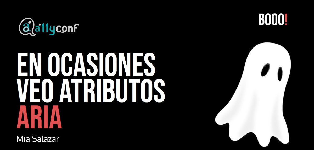 miadeveloper's tweet image. Este fin de semana estaré en @a11y_conf dando una charla sobre atributos

📄 &quot;En ocasiones veo atributos ARIA&quot;
⏰12:55
🗺️Sala Vestíbulo

Aquí tenéis toda la información:
a11yconf.com/es/agenda/char…