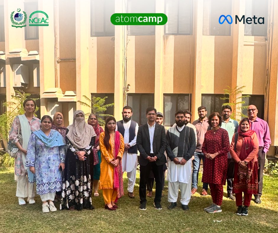 atomcamp's tweet image. Sharing highlights from the second 4-day session of Phase 2 of the AI-Ready Faculty Program held in Islamabad.

In collaboration with @Meta , @atomcamp continues to empower university faculty across Pakistan with cutting-edge AI knowledge and skills.

A special thanks to Dr.…