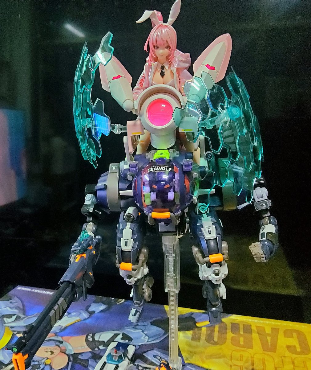 AclairSama's tweet image. Bunny Gilr Aileen
#蝸之殻 
#スネイルシェル
#RobotBuild