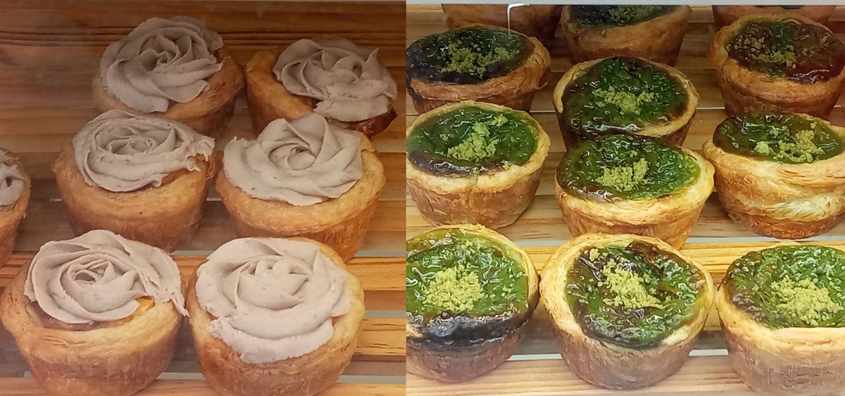 woadriene's tweet image. new egg tart flavour #福气安康 wrapped in buttery crust @BBCCbyEcoWorld