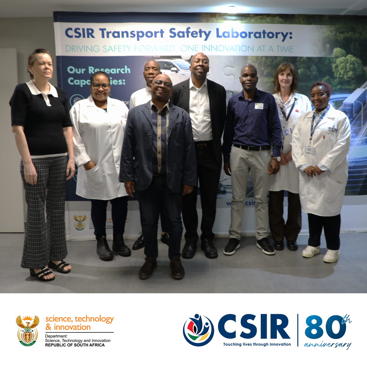 CSIR's tweet image. Recently, #TeamCSIR was honoured to host @AgrementSA for a tour of the CSIR Advanced Materials Testing Laboratories (AMTL). The engagement focused on identifying collaborative opportunities in road materials tests, certification process and capacity building initiatives for the…