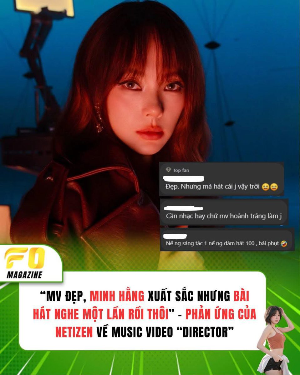 FOmagazine_88's tweet image. Chị đẹp Minh Hằng chính thức trở lại đường đua Vpop sau 7 năm với sản phẩm Director, bắt tay cùng nhóm sản xuất âm nhạc DTAP.

#FOmagazine #minhhang #chipu #music #vpop #newsupdates