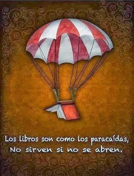 Hoy_Libro's tweet image. Los libros son como los paracaídas, no sirven si no se abren #lectura #libros