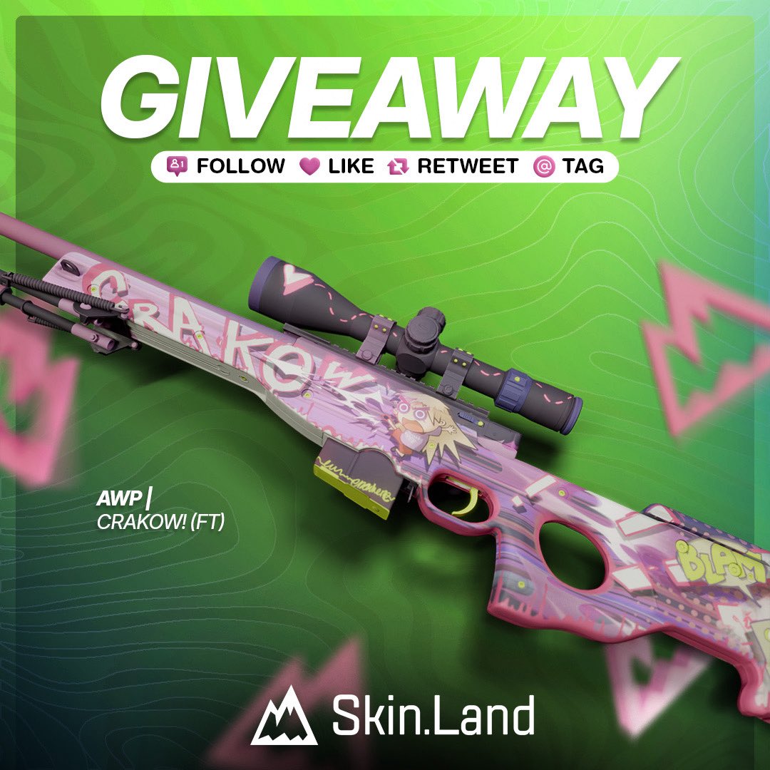 SippinDirtyS0DA's tweet image. AWP | Crakow Giveaway 🎉 

To Enter:
✅ Follow Me &amp;amp; @SkinLand_market 
✅ Like, Repost, &amp;amp; Tag 2 friends

⏰ Ends in 1 week, Good luck