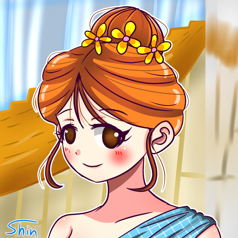 関西万博、タイパビリオンのショップの手前のエリアに飾られてたkawaii