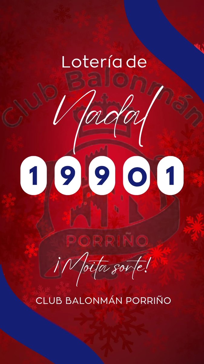 A lotería de Nadal xa a tedes á venda na oficina do CLUBE!! 

Non o deixedes  para o último dia porque voan ✈️

Sorte a todos!!!

#esculpindoanosahistoria