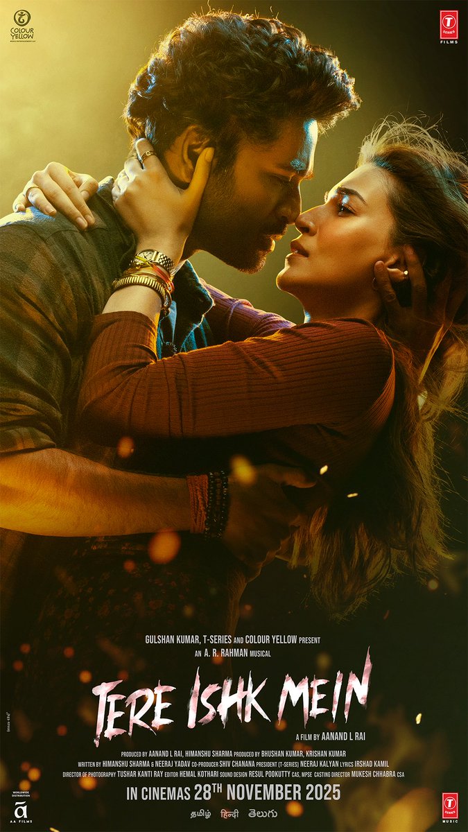 dhanushkraja's tweet image. Tere ishk mein .. Trailer Tom