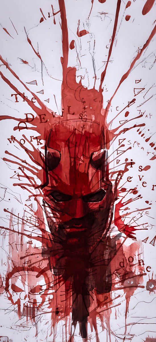RCode44's tweet image. Daily Daredevil 

#Daredevil 

Art by David Mack

@davidmackkabuki