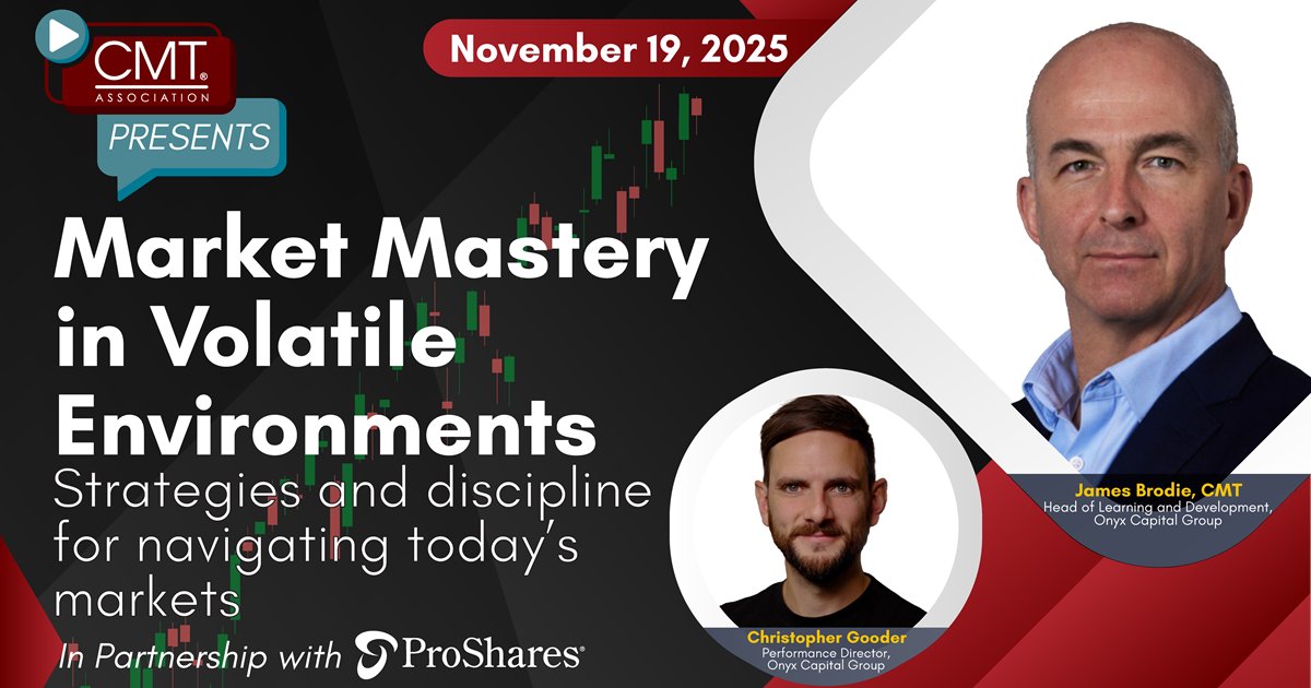 In partnership with <a href="/CMTAssociation/">CMT Association</a>, join us for Wednesday's webinar discussing technical strategies to help navigate today’s market. Sign up here: proshares.us/47Ol1qN