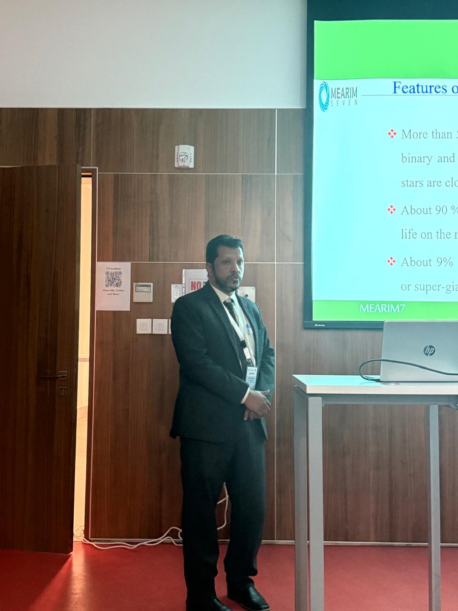 جامعة المهرة تشارك في المؤتمر الإقليمي السابع للاتحاد الفلكي الدولي للشرق الأوسط وإفريقيا (MEARIM 7) بالعاصمة الأردنية عمّان
للمزيد👇
mhru.edu.ye/details/5495/