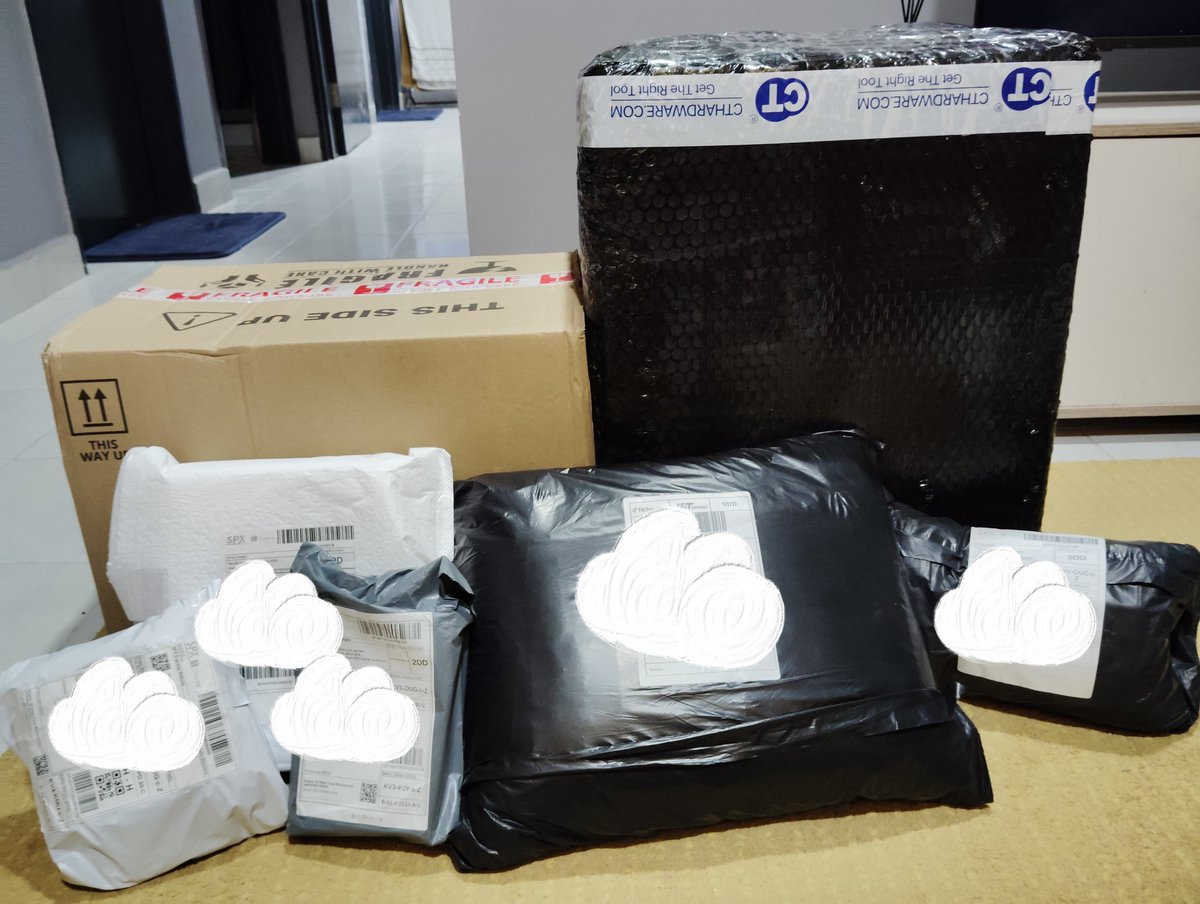 WhichReez's tweet image. My 11.11 shopping haul