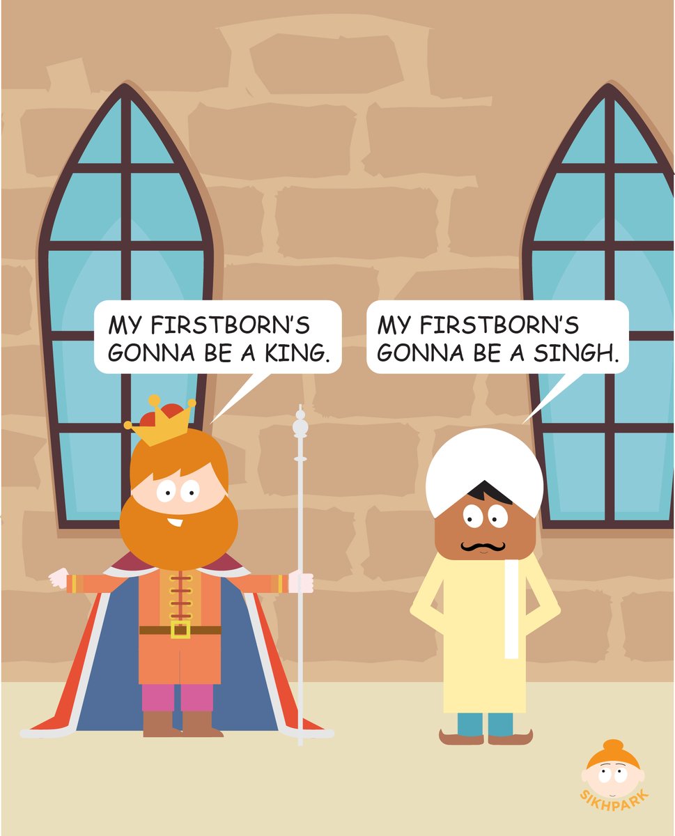 Back in the day, some Punjabi family, mostly Hindu Punjabi used to make their firstborn a Sikh 💪. They called it Gurdino, meaning “giving to the Gurus.” It was their way of showing respect to the Gurus and standing with the Khalsa, the OG protectors of the land ⚔️.