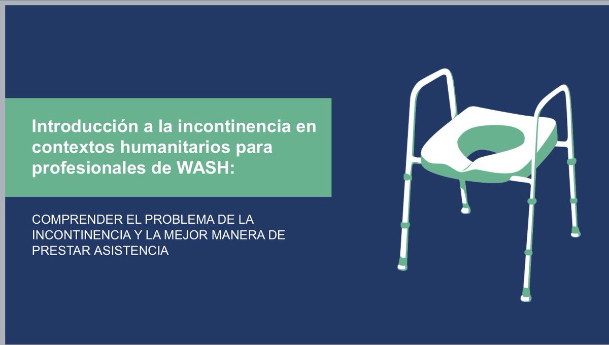 ¿Sabías qué? Entre el 1% y el 39% de los hombres sufre de incontinencia urinaria, y en el caso de las mujeres entre el 25% y 45%. Ayer con la participación de 24 personas de distintas organizaciones humanitarias que hacen parte de los clúster de wash y salud, comenzamos un ciclo