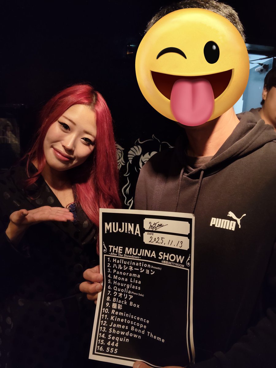 ZdmlMYMKs0G3KvL's tweet photo. #MUJINA ライブ初参戦期待以上に最高でした😭👏✨
ワンマンで初めてMC無しでノンストップ1時間の演奏が凄くその後のファンサも凄すぎてもう沼るしかないꉂꉂ(ᵔᗜᵔ*)
キーボードの #MITAN さんにメロメロです(*≧∀≦)ゞ
#ムジナヤバイ https://t.co/Wd6HmaPu5m