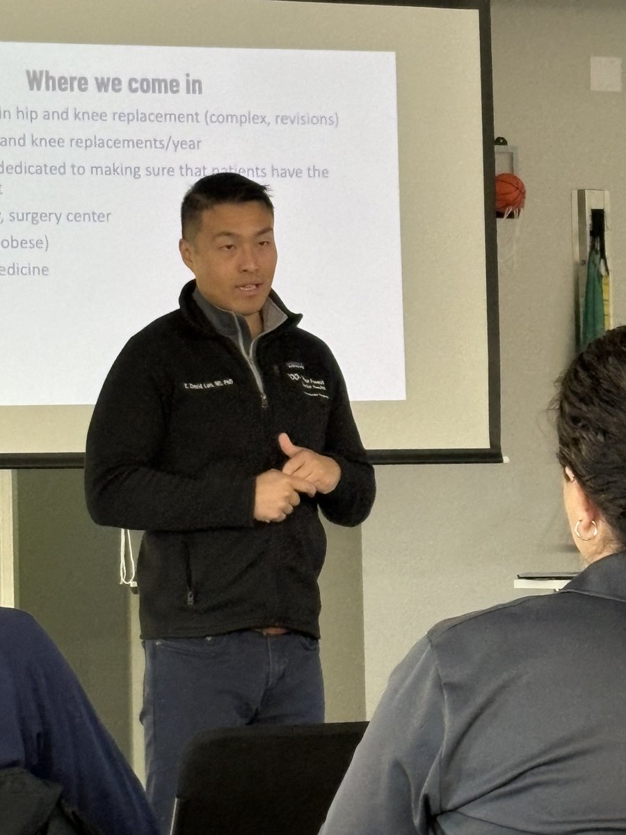 Indianapt's tweet image. Our senior therapists attended a presentation yesterday morning led by Dr. Luo from the Indiana Joint Institute.

We’re grateful for the opportunity to learn and collaborate with local orthopedic specialists who share our commitment to advancing patient care.
