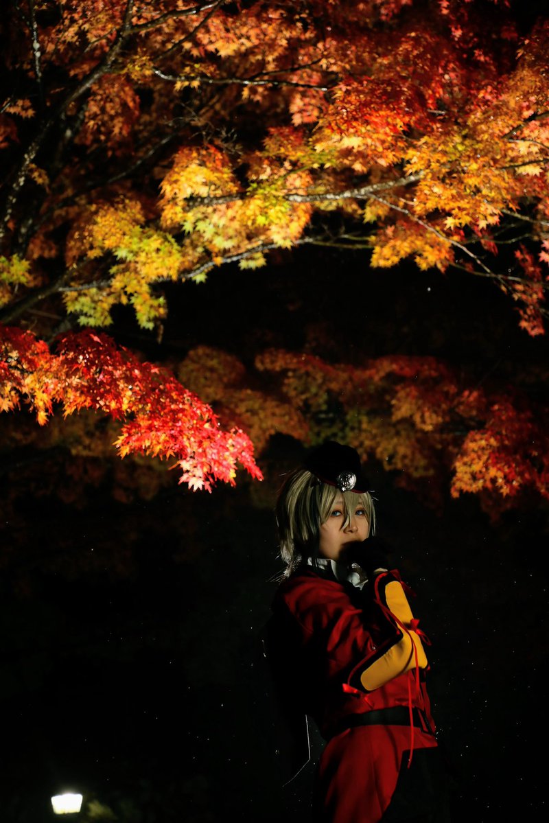 kazu___18_'s tweet image. *cos 刀剣乱舞

秋燃ゆる夜

＿＿＿＿＿
日向正宗：かず。
Photo：@bashibashi_snow さん