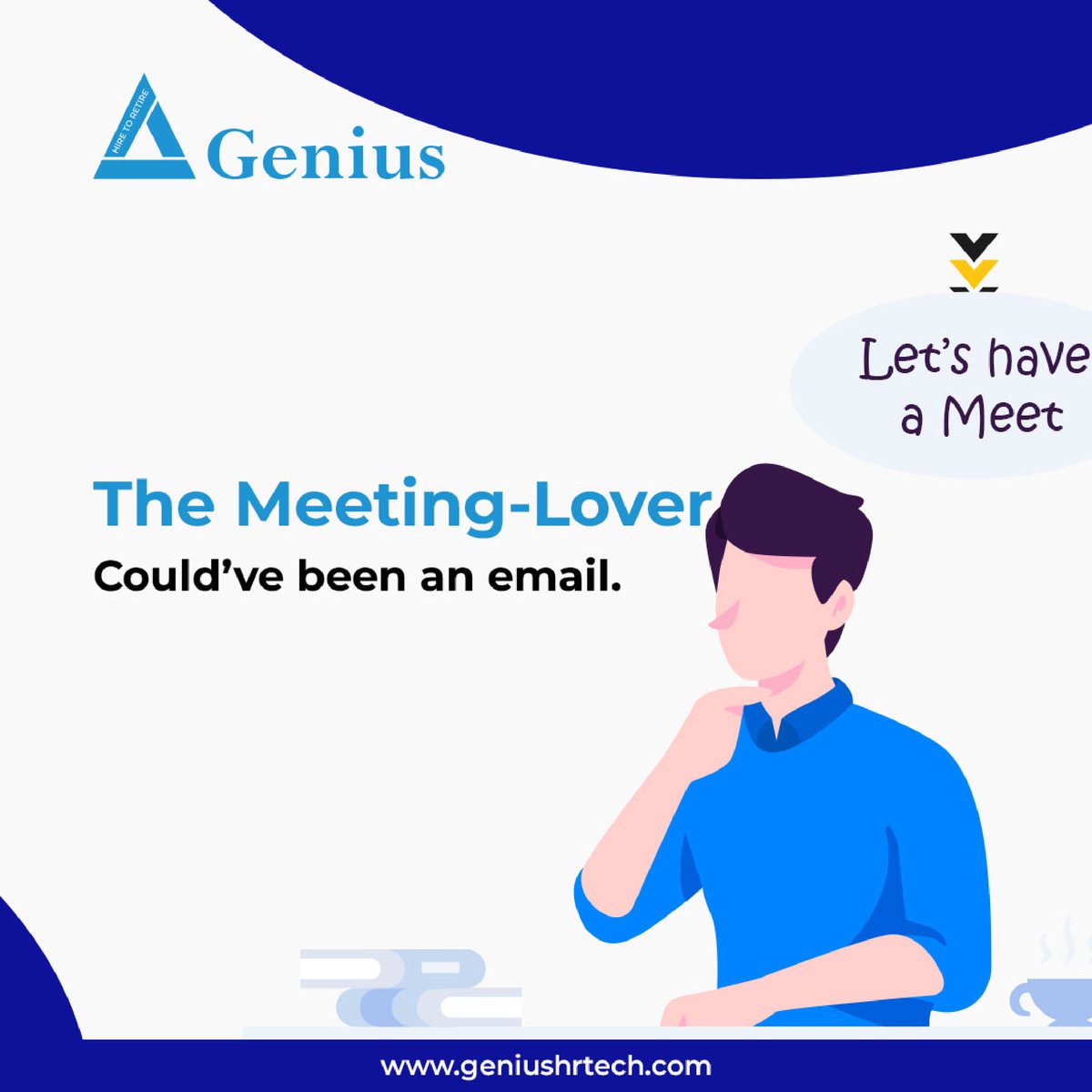 GeniusHRTechLtd's tweet image. Every office has its own universe of characters — the Meeting Lover, the Ghost Responder, the Coffee Philosopher… we all know that colleague 👀
They make work fun, chaotic, and unforgettable.
So tell us — which one are you? Tag your office twin! 😄

#OfficeHumor #WorkplaceVibes