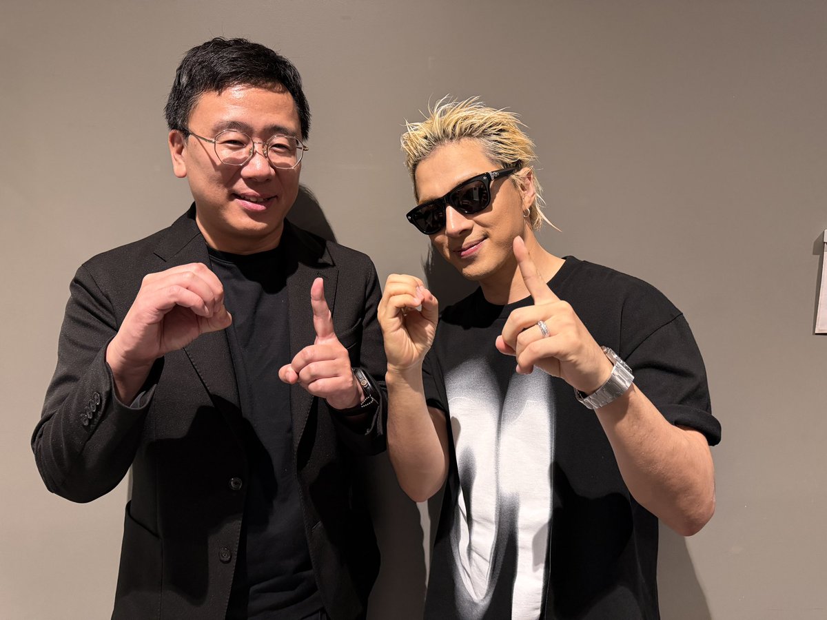 furuyamasayuki0's tweet image. 今日は「TAEYANG 2025 FAN MEETING [01] IN TOKYO」でMCでした❗️いよいよ東京です♪今日のTAEYANGさんも絶好調でしたよね😉そして今日は色んな謎解きが出来た🤓忘れられない夜になりました👍終演後「今夜も楽しかった〜」って言っていたTAEYANGさんがとても幸せそうでした😃明日も宜しくお願いします🥺