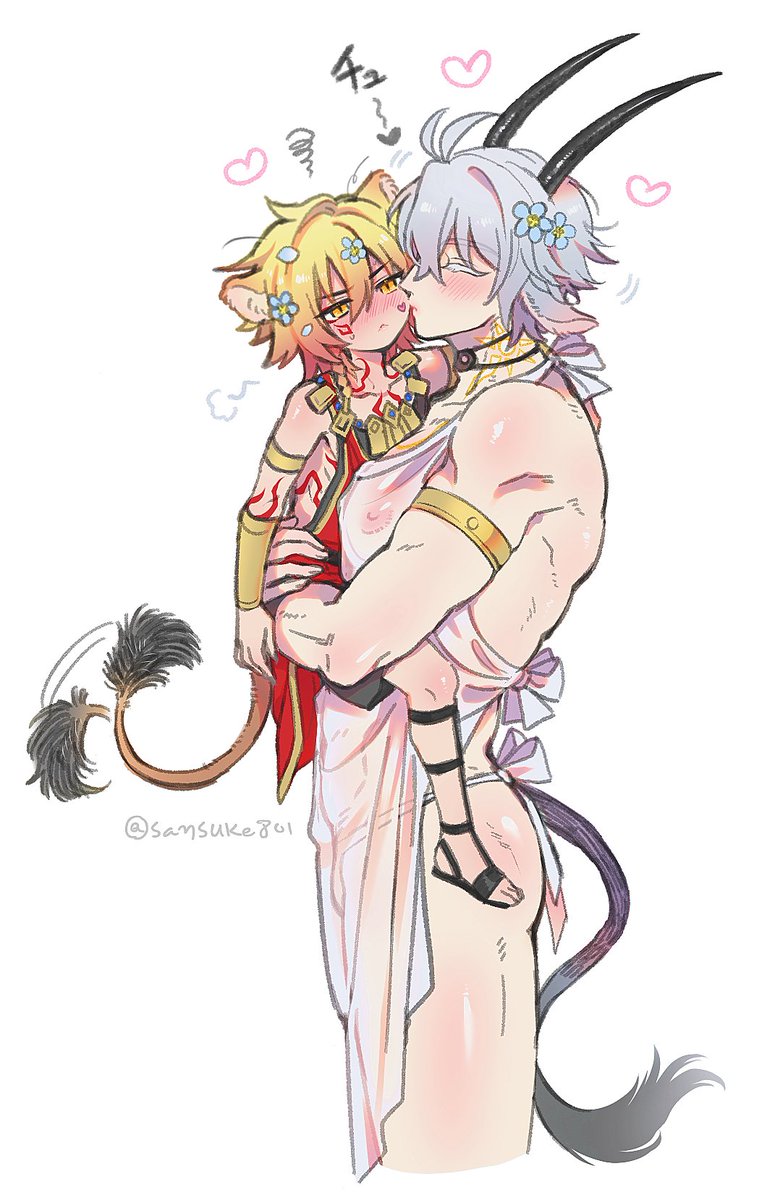 sansuke801's tweet image. #myphai 
🦁おｼｮﾀ🍷と🐐お兄さん☀️