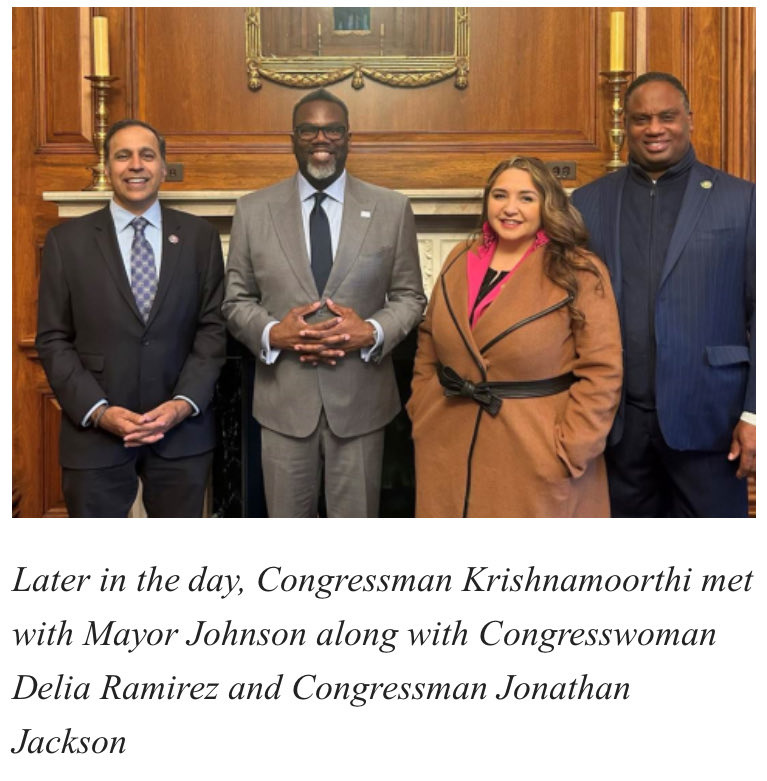 ALL Illinois Democrats in Congress voted NAY in lockstep to reopen the government 

Health insurance for illegals is more important to them than the good of the country 

“Just call me Raja” will be just another Schumer boot licker voting as told if he’s elected to the Senate