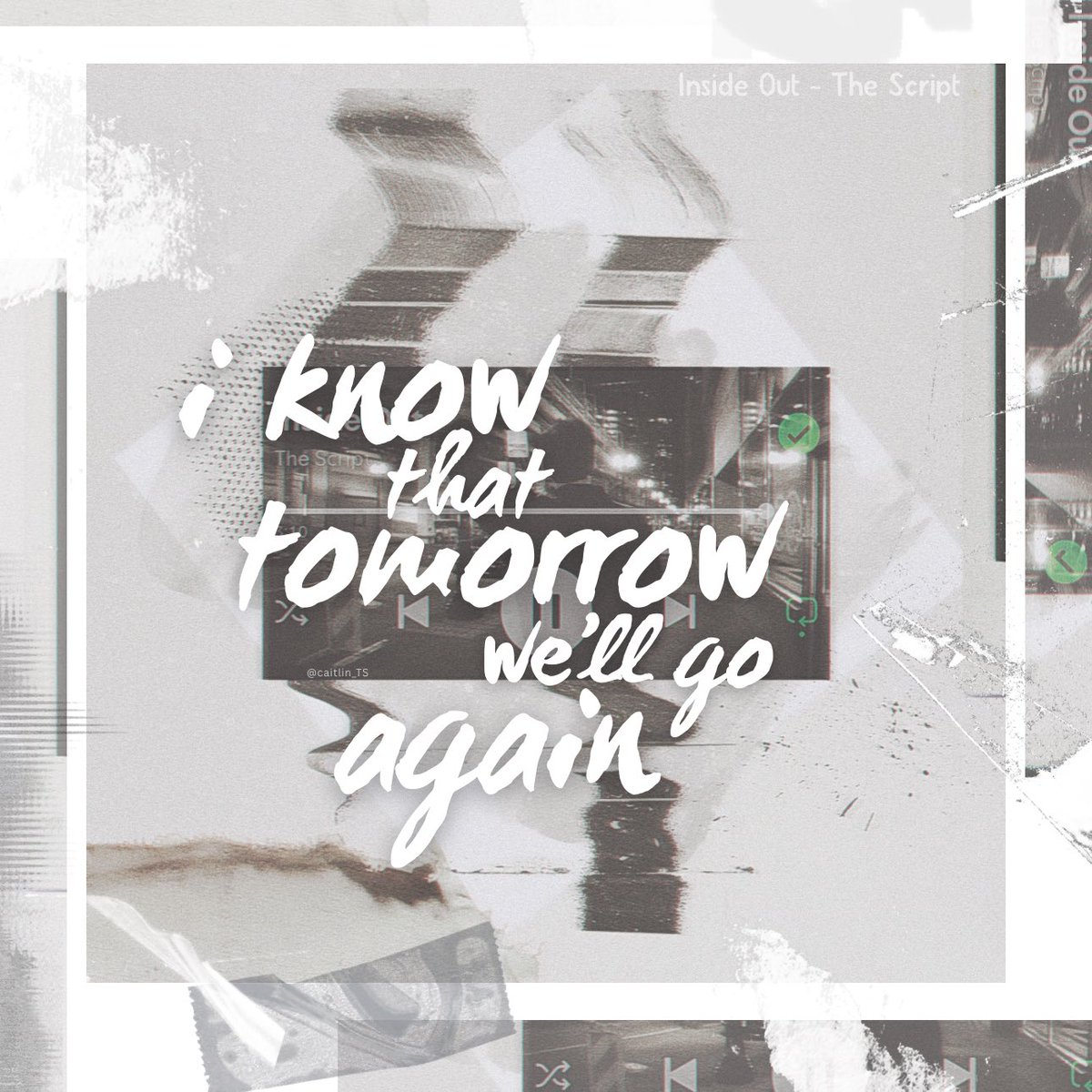 caitlin_TS's tweet image. ~ I know that tomorrow we’ll go again ~
#InsideOut #ScriptSatellites
Have a brilliant day 🫶🏻✨
#TheScript #TheScriptFamily
#TheScriptEdits
@thescript