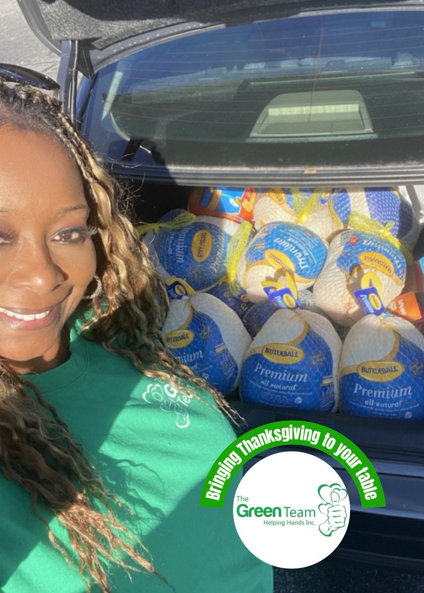 We are spreading some serious Thanksgiving joy! 💚 We're so grateful to be able to bring Thanksgiving to your table by donating turkeys to families in need. Because everyone deserves a delicious holiday meal! 🦃 #Thanksgiving #Donation #CommunityLove #HelpingHands 💚💚💚