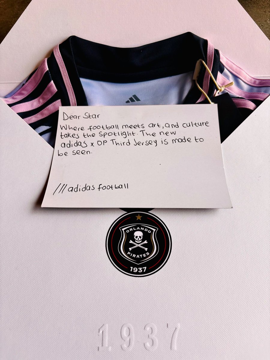 My brand new Orlando Pirates 2025/26 Limited Edition Third Jersey is here &amp; I’m loving it! 🥵 #OnceAlways