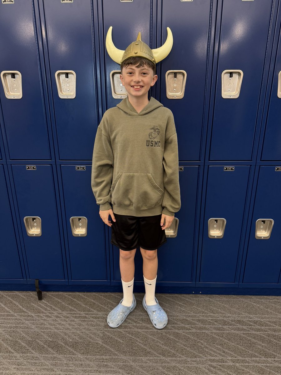 Congratulations to Jackson Zeno! He is the 7th Grade Vikings Student of the Week! Jackson is a very conscientious student who is always focused and on task in class. He is always prepared and ready to learn with a great attitude! 👏👏