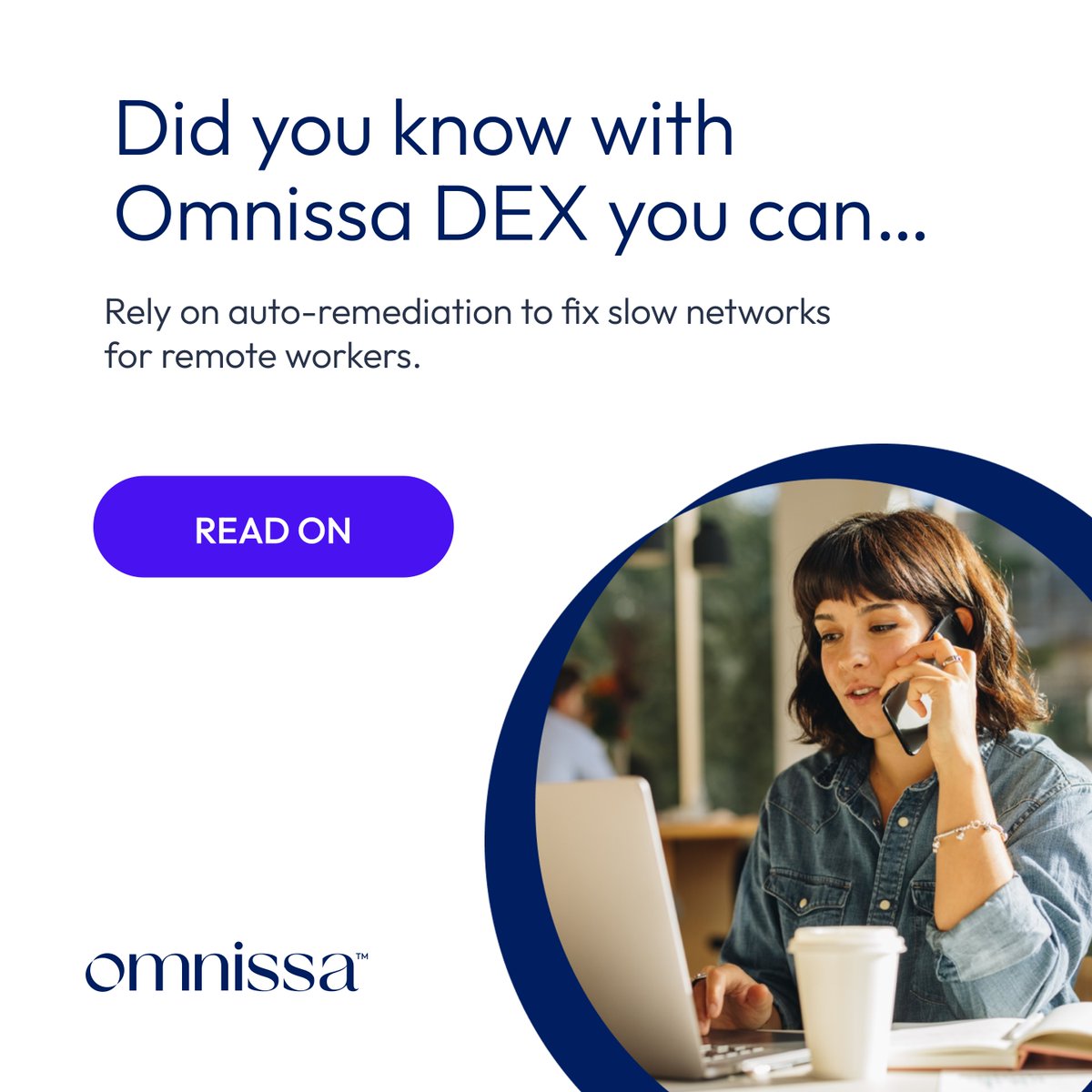 When employees work from anywhere, experience is everything.

Omnissa #DEX helps IT shift from reactive to proactive—using AI, automation, and real-time insights to deliver seamless, secure work experiences.

🔗 Learn more. bit.ly/4qZXUkz