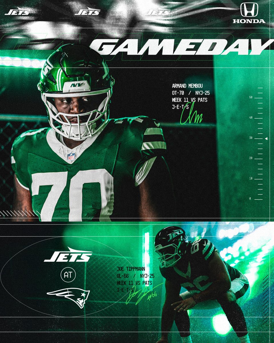 nyjets's tweet image. 𝑼𝑵𝑫𝑬𝑹 𝑻𝑯𝑬 𝑳𝑰𝑮𝑯𝑻𝑺 𝑻𝑶𝑵𝑰𝑮𝑯𝑻