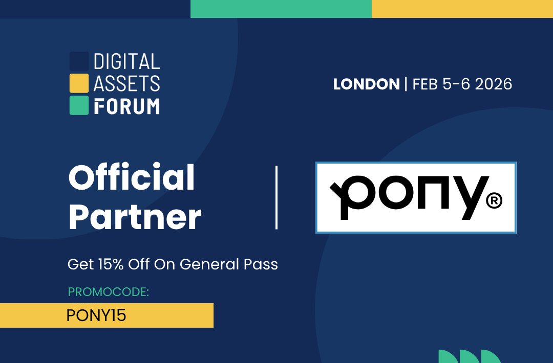 ponythestudio's tweet image. After selling out twice, the Digital Assets Forum is coming back to London!

This is where digital assets meet serious capital.

We will be there.

Use code PONY15 for 15% off: eblockchainconvention.com/digital-assets…

#web3 #web3event #blockchain #Crypto #cryptoconference

@EBlockchainCon