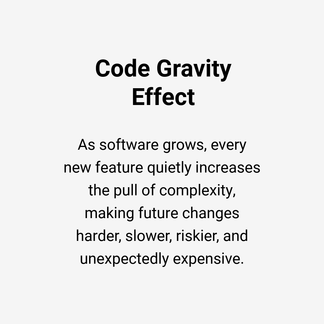 kamranriyazw's tweet image. Example:

Adding one “simple” filter to an old product page suddenly breaks search, slows loading, and forces rewriting three unrelated modules.

#SoftwareEngineering #CodeComplexity #TechWisdom