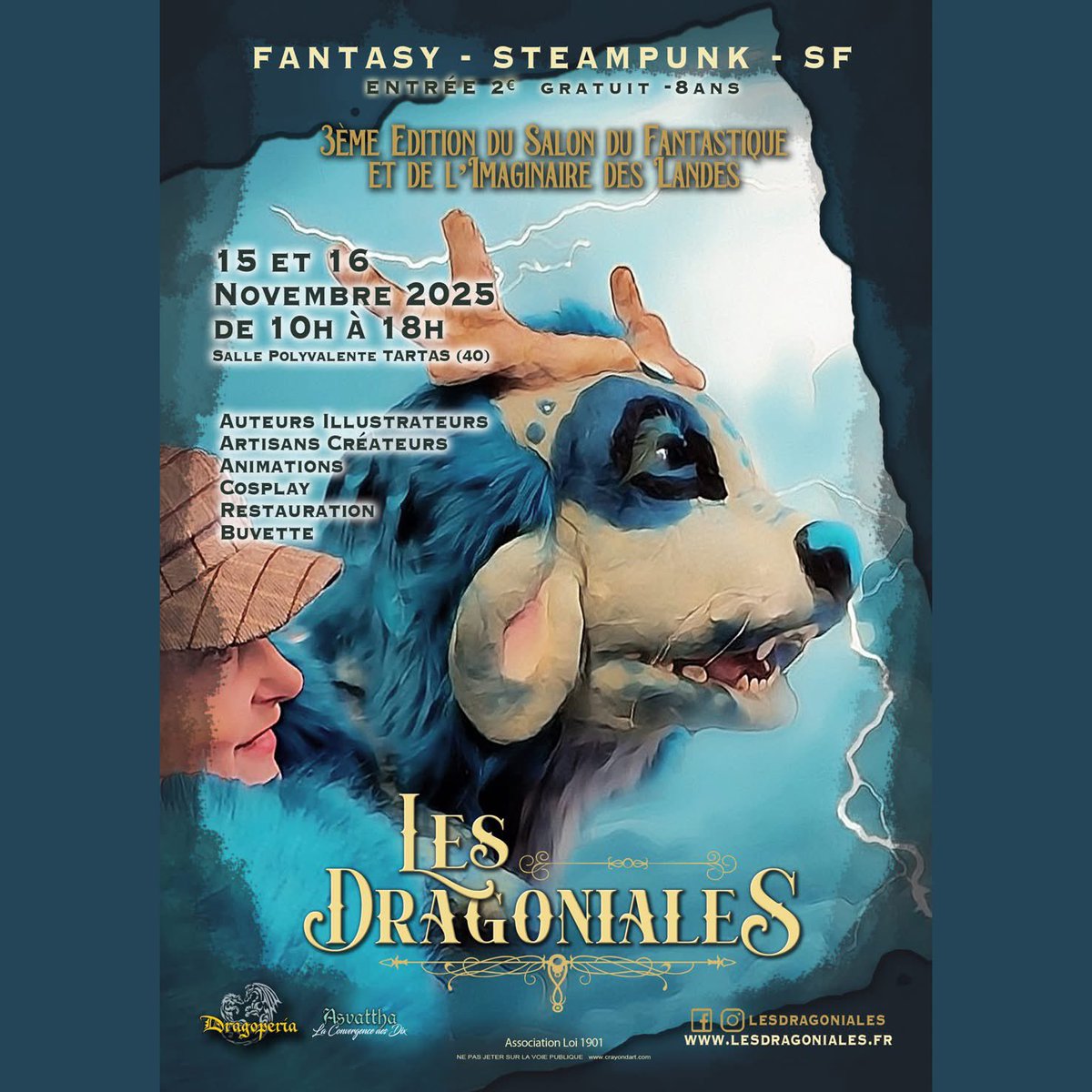 KalikaGraphisme's tweet image. Ce weekend on sera aux Dragoniales ! #convention #fantasy #PopCulture
