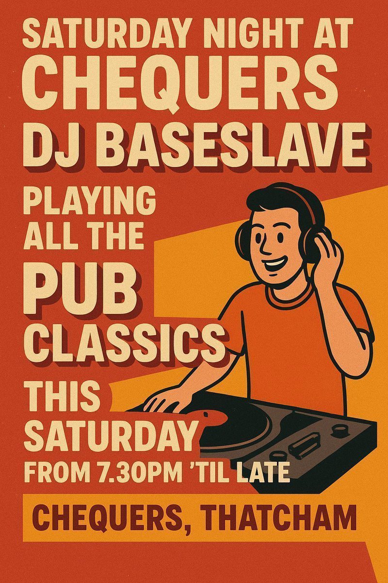 OldChequersPub's tweet image. #DJBaseslave #LiveDJ #PubClassics  #DanceTillLate  #OldChequers #OldChequersThatcham  #ThatchamEvents