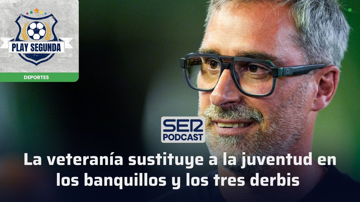 PlaySegunda's tweet image. ⚽️👀 09x11 | ¡NUEVO EPISODIO YA DISPONIBLE DE #PLAYSEGUNDA! 🙌 #DaleAlPlay⏯️

🧓 La veteranía sustituye a la juventud en los banquillos de Segunda

⚔️  Los tres derbis de la jornada,  #TertuliadeSegundones y mucho más!

@OscarEgido y @joseaduro 📲linktr.ee/PlaySegunda