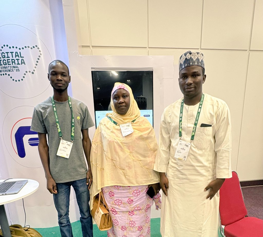 flowdiaryai's tweet image. 🎉 The ICT Director of Federal University Gashua, Dr. Hauwa Ahmad Amshi visited the Flowdiary Stand today at the ongoing Digital Nigeria International Conference happeninh here in #Abuja, Nigeria

#FlowdiaryInAbuja 🇳🇬

Share ↗️

#LearnOnFlowdiary #DigitalNigeria2025