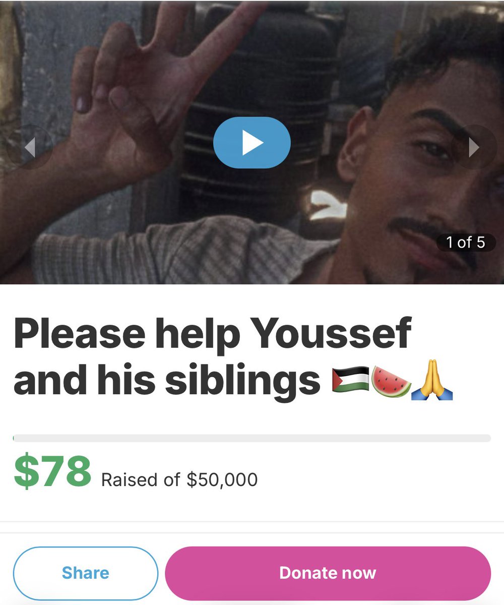 Youssef is responsible for 9 members of his family. He’s trying to build a shelter after his house was bombed and many family members were martyred. His campaign has garnered just $70. Please consider helping him and his family here: lifeline4gaza.com/share/2173/176…