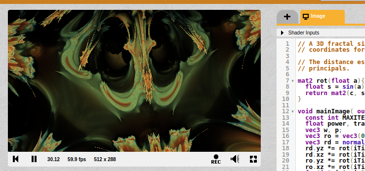 zozuar's tweet image. readable version on shadertoy shadertoy.com/view/wXjfW3