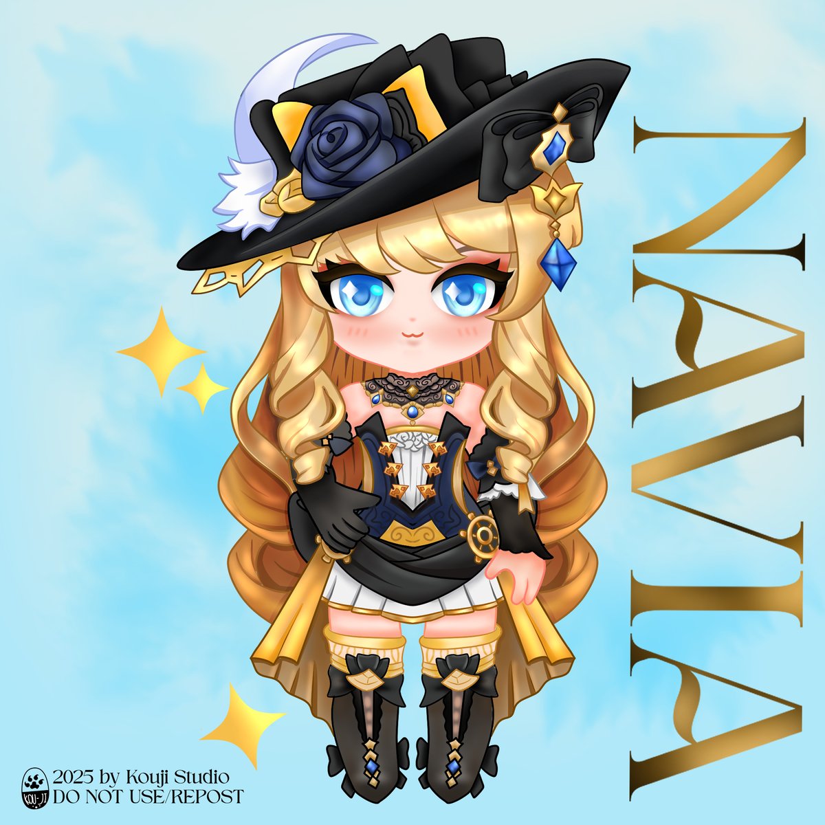 koujipaw's tweet image. Hiiii, can u interact with this post?
I&apos;m testing the algorithm... how far this latest art bring me 🫠

#Navia #GenshinImpact #artmoots