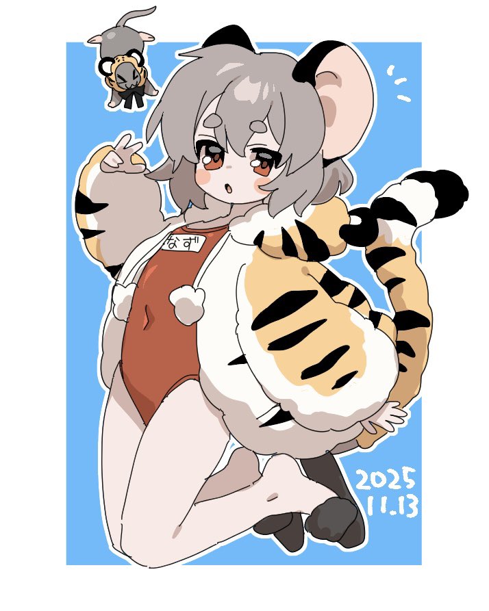 11月のスク水パーカーナズーリンを納めます🤲