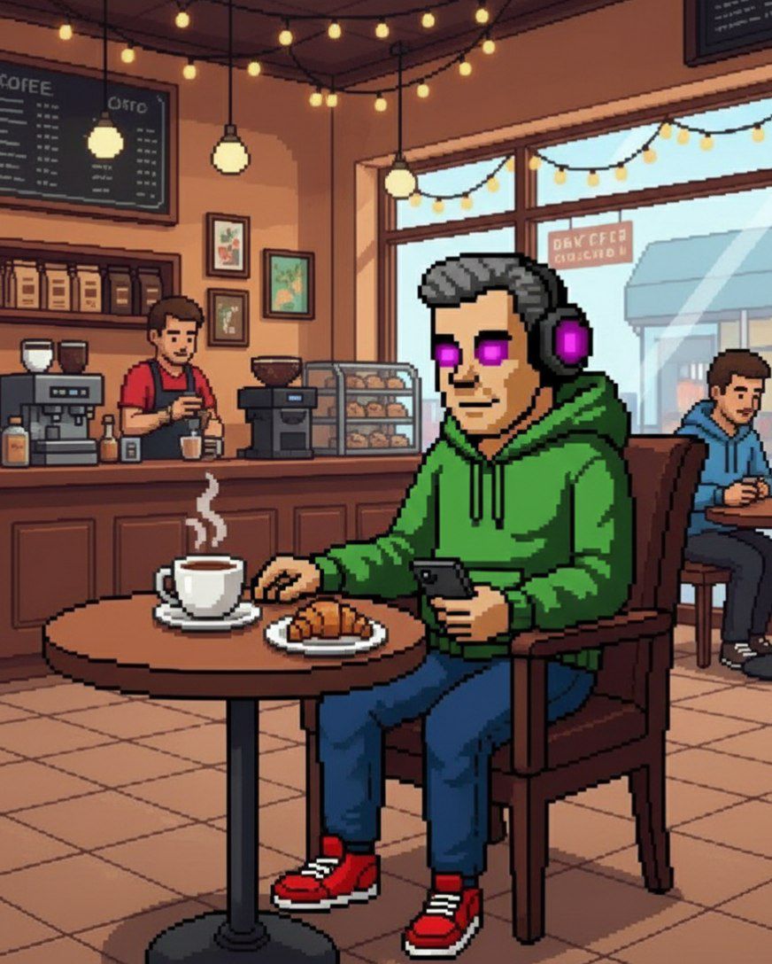 jeffsol's tweet image. GM to all my friends who say GM back! 🚀 #Solana

Went back to the cafe today, told the barista to write "Jeff.sol" on my coffee cup

He said that with what he learned from me last week, he has been trading on #pumpdotfun, developed a sleep disorder and was diagnosed with ADHD 🤣