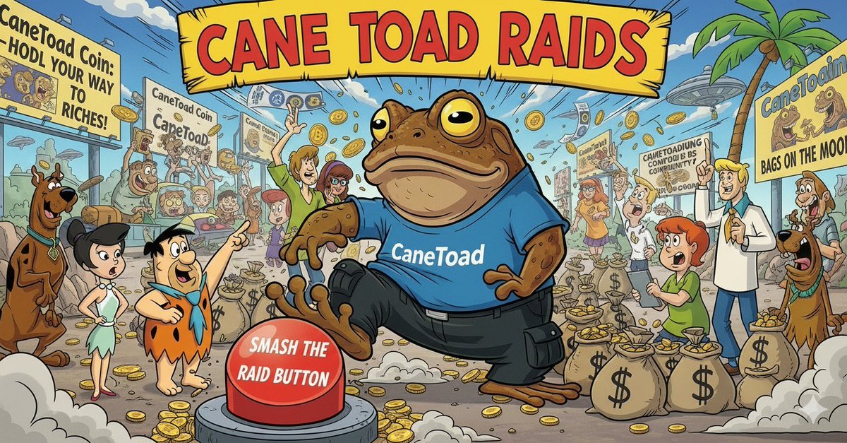 canetoadium's tweet image. Resilience is key! 🗝️ The market may dip, but true strength is in the HODL. 💪 Don't miss out on the next hop. Smash that raid! 🚀 #CaneToadCoin #HODL #CryptoResilience