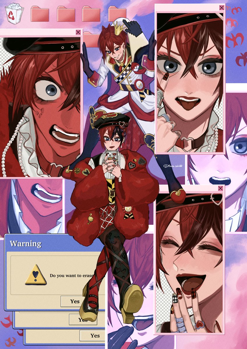 #twstファンアート 
上書き保存🌹