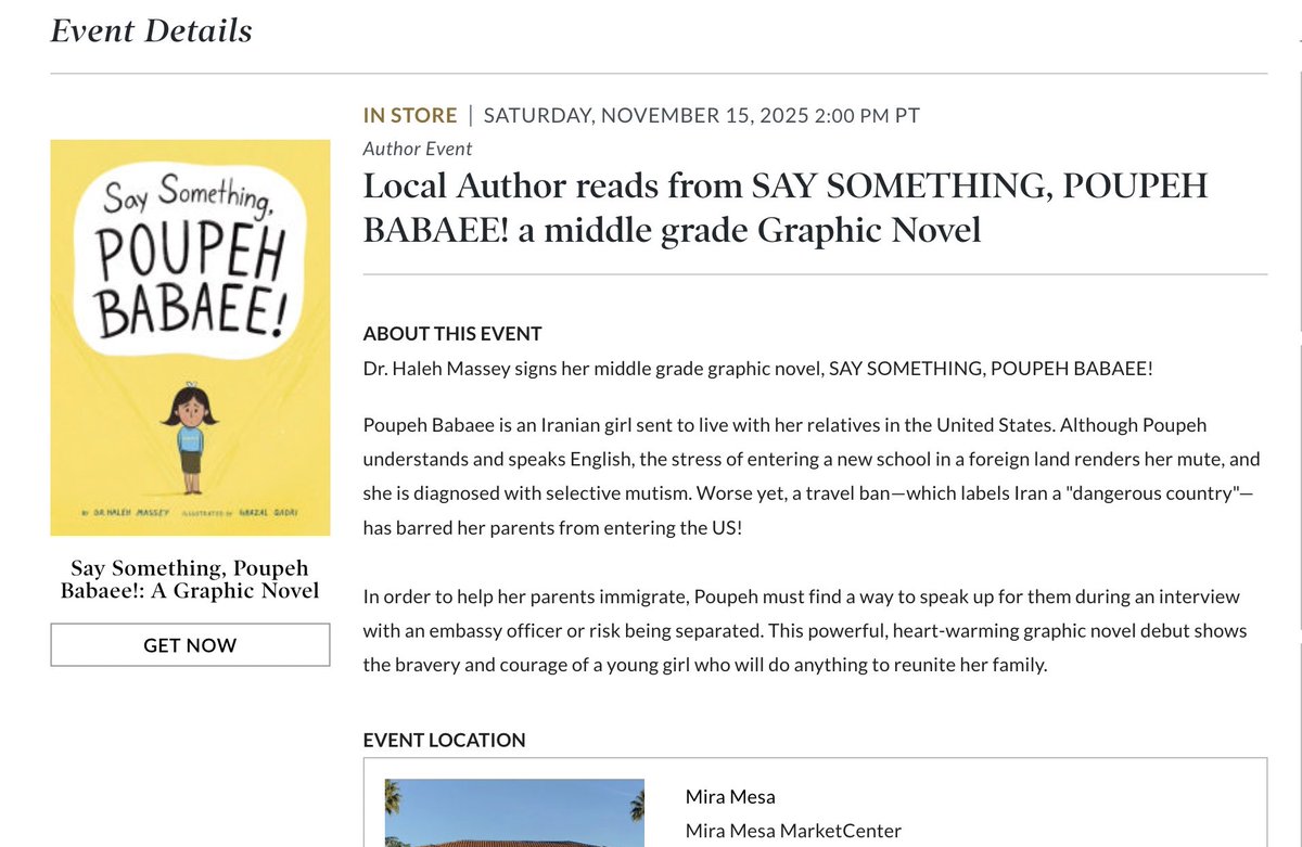 askdrwoodchuck's tweet image. This Saturday at 2pm in San Diego! 🥳

#bookevent #barnesandnoble #miramesa